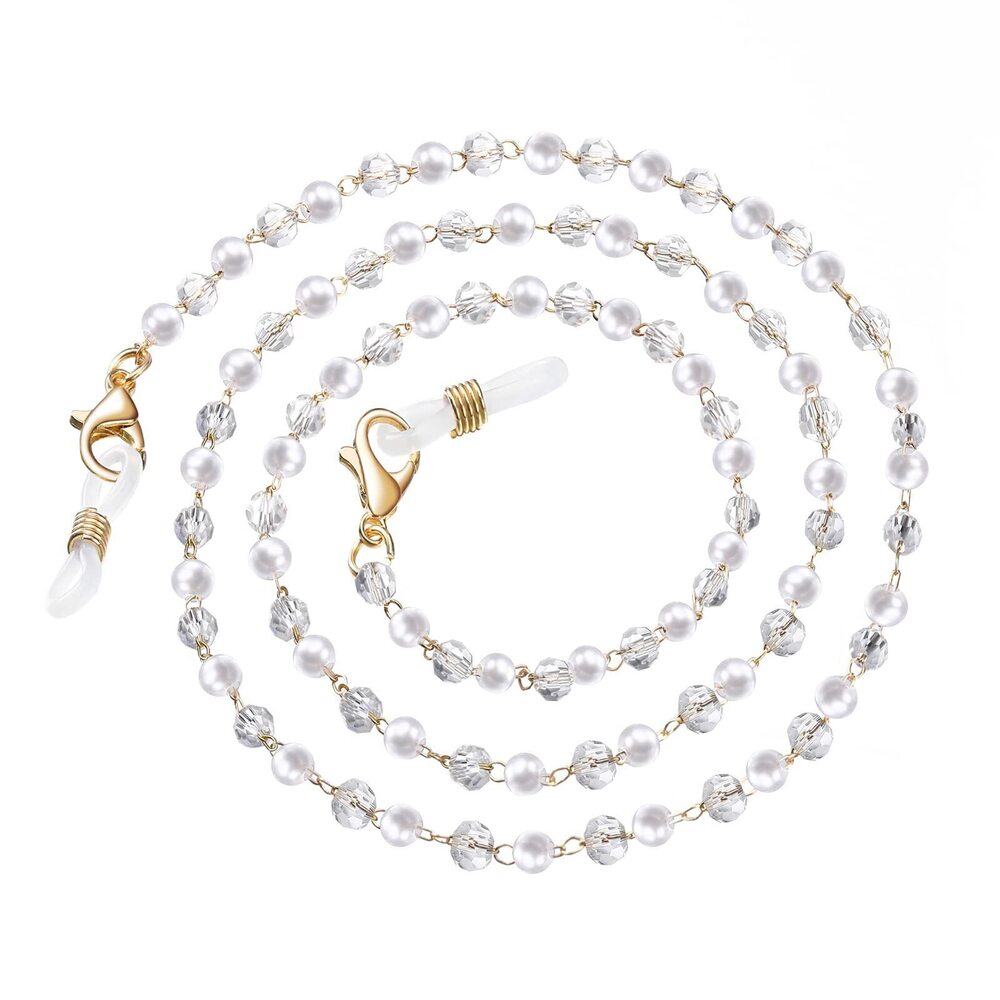 6511 Mask Lanyard Eyeglasses Chain mask holders around neck Crystal Beaded